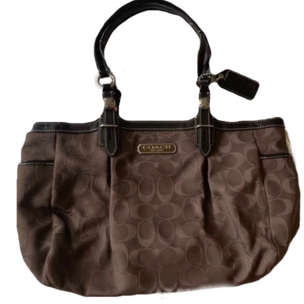 COACH SIGNATURE GALLERY TOTE BAG